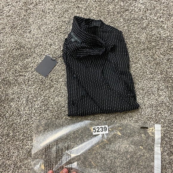 Adrianna top womens S blouse shirt Polka dot Lightweight tie‎ bow Sleeveless - Picture 8 of 8